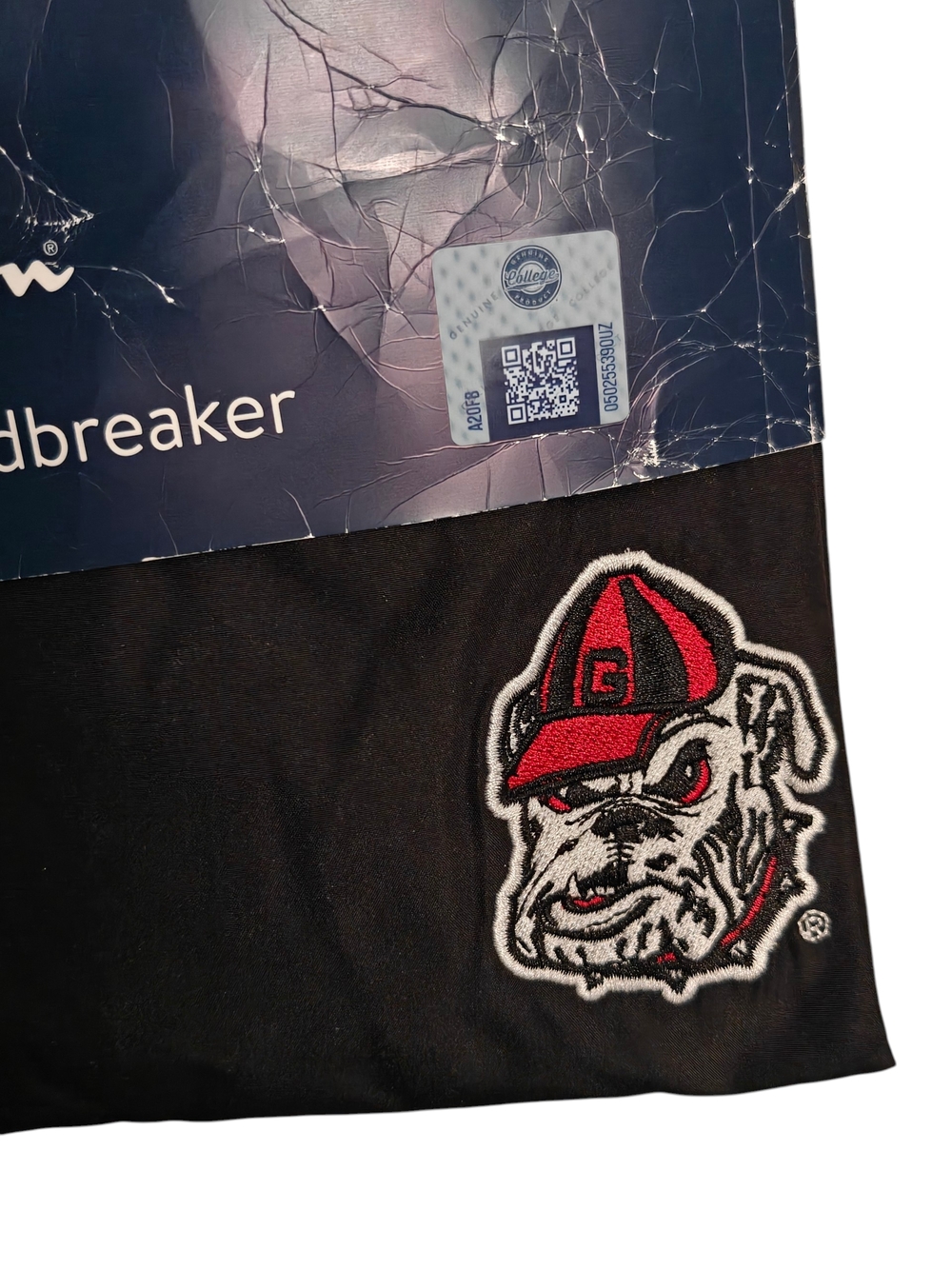Champion Men’s Black Georgia Bulldogs Embroidered Windbreaker Size M - Picture 3 of 4